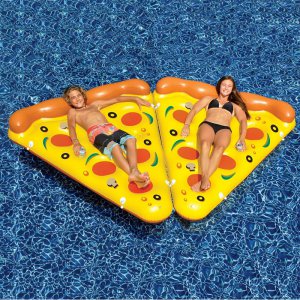 Pizza slice pool store float