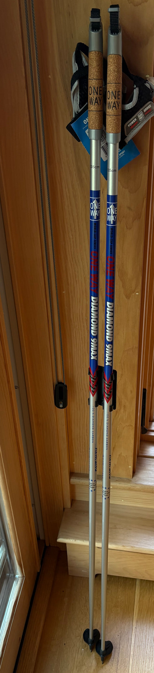 One Way Diamond 9Max cross-country ski poles (135 cm)