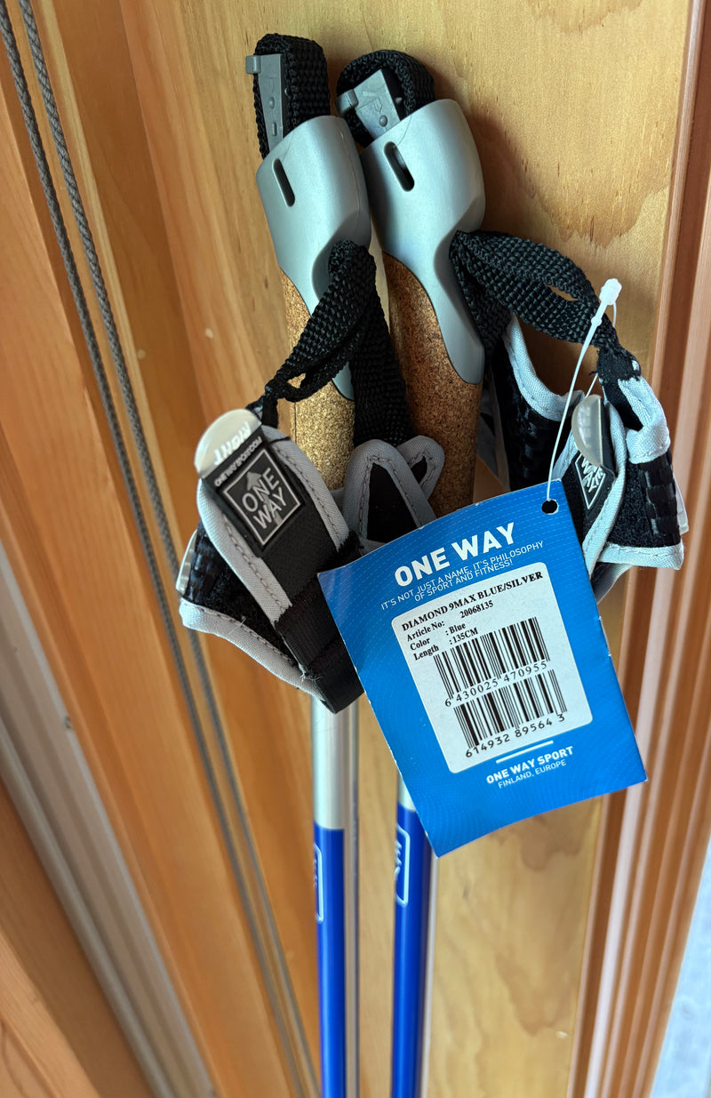 Load image into Gallery viewer, One Way Diamond 9Max cross-country ski poles (135 cm)
