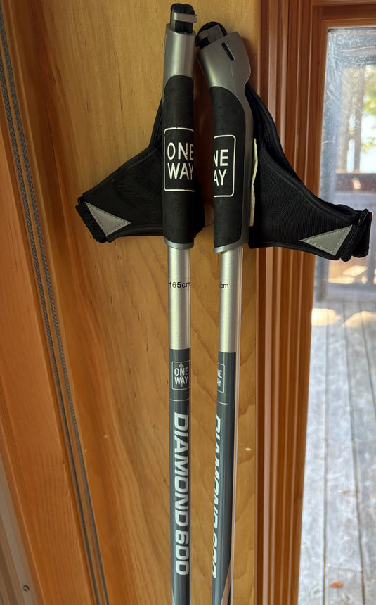 One Way Diamond 600 cross-country ski poles (165 cm)