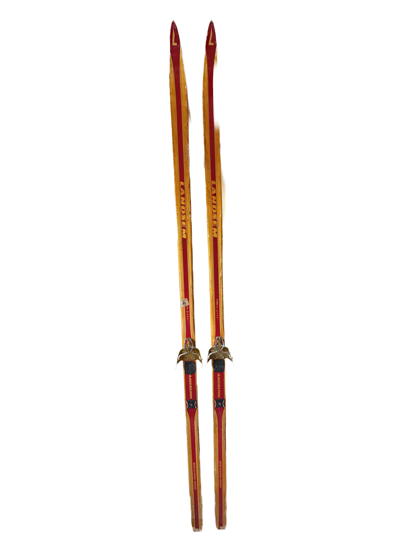 Load image into Gallery viewer, Landsem Tur-Langrenn vintage wood touring skis (Used)
