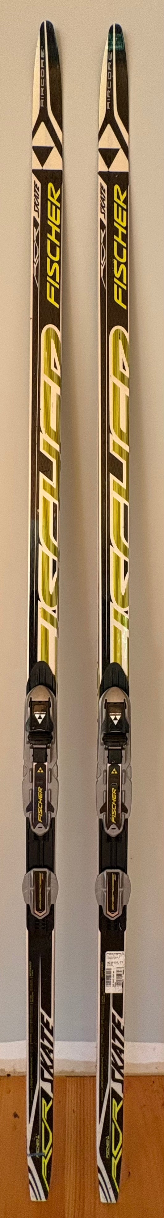 Fischer RCR demo skate skis w/bindings