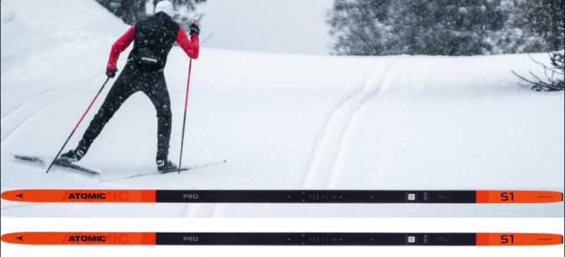 Load image into Gallery viewer, Atomic Pro S1 Demo Skate Skis w/bindings
