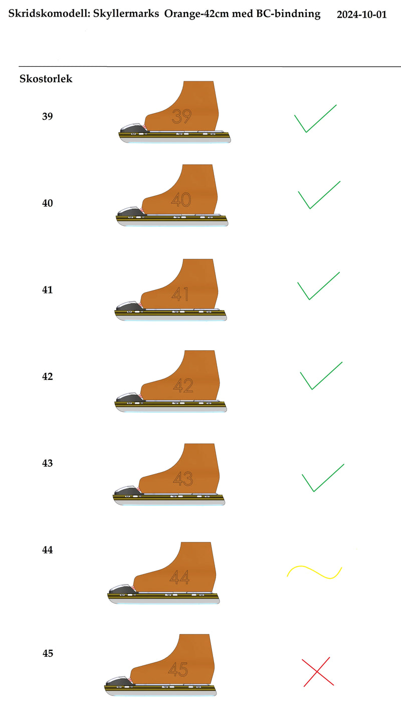 Load image into Gallery viewer, Skyllermarks Nordic Skates bare
